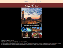 Tablet Screenshot of m.bostonwinefestival.net